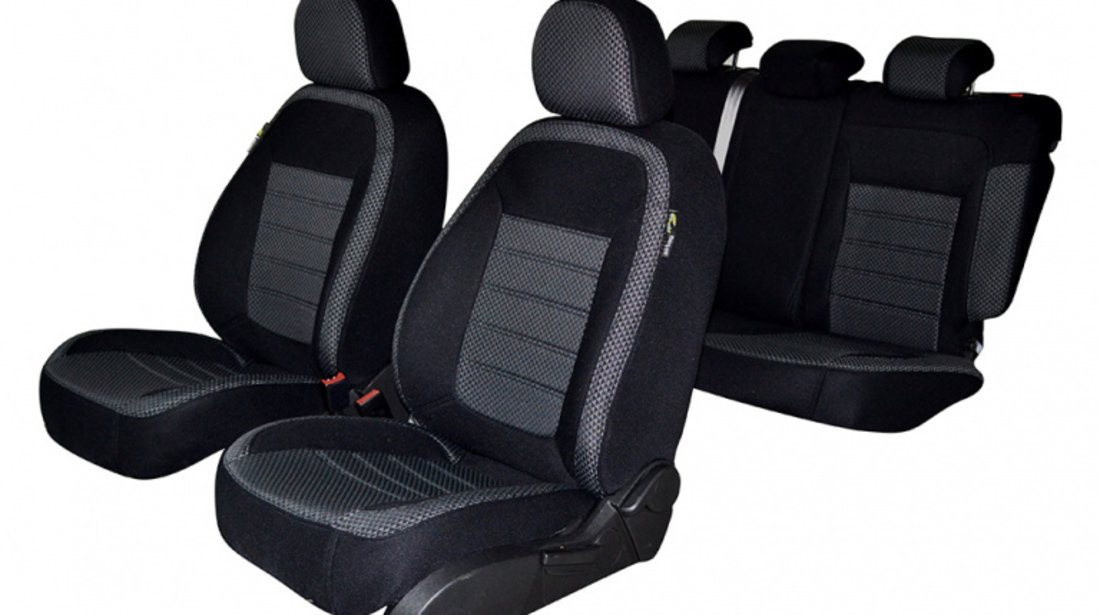 SET HUSE SCAUN UMBRELLA PENTRU VW TIGUAN 2008-2011 (BANCHETA FRACTIONATA. MASUTA CAFEA) CU TETIERE SPATE IN FORMA DE L