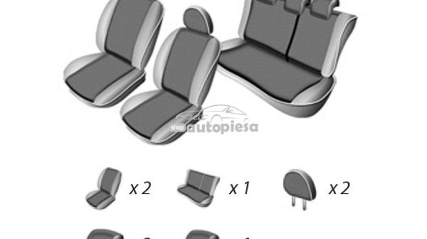 Set huse scaune SEAT LEON 2005 - 2012 UMBRELLA 45965 piesa NOUA