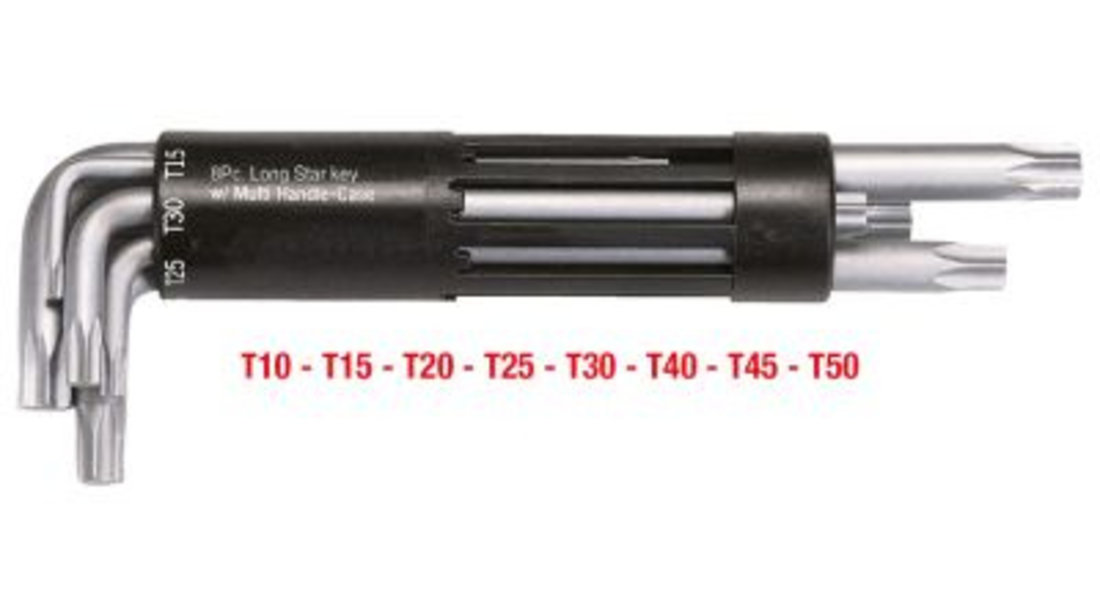 Set Imbus 3 In 1 Torx. Lung. 8 Piese KS TOOLS 151.2300