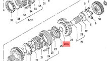 Set inel siguranta pinion cutie Volkswagen Golf 6 ...