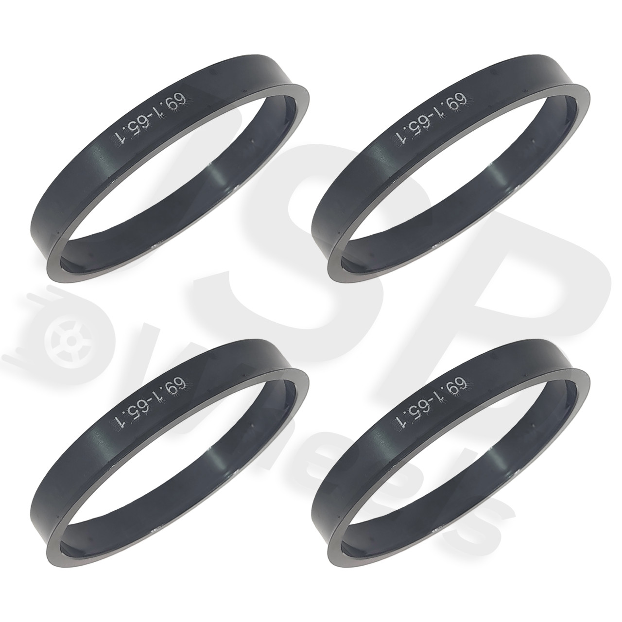 Set inele de centrare ghidaj jante noi 69.1-65.1 mm Peugeot, Citroen