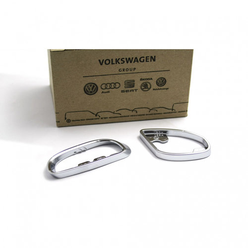 Set Inele Ornament Maner Usa Spate Dreapta Oe Volkswagen Passat B7 2010-2015 Aluminiu 3AA898198B3Q7