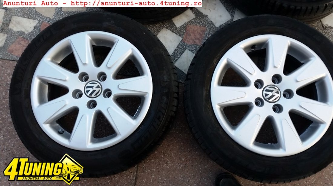 Set jante aliaj cauciucuri vw passat golf5 etc 5 x 112 16 toli