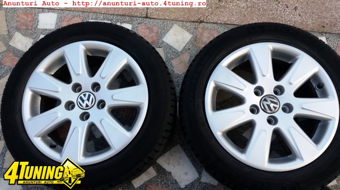 Set jante aliaj cauciucuri vw passat golf5 etc 5 x 112 16 toli