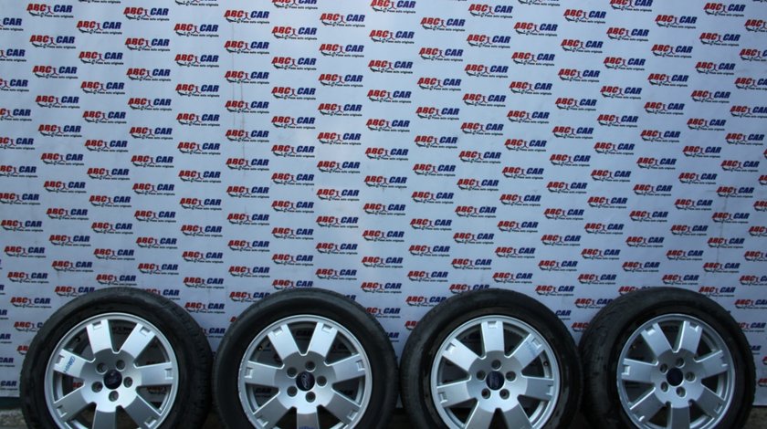 Set jante aliaj cu anvelope 205 / 55 / R16 15X8.5J Ford Mondeo 5X108 ET 52.5 cod: 3S71-AA model 2005