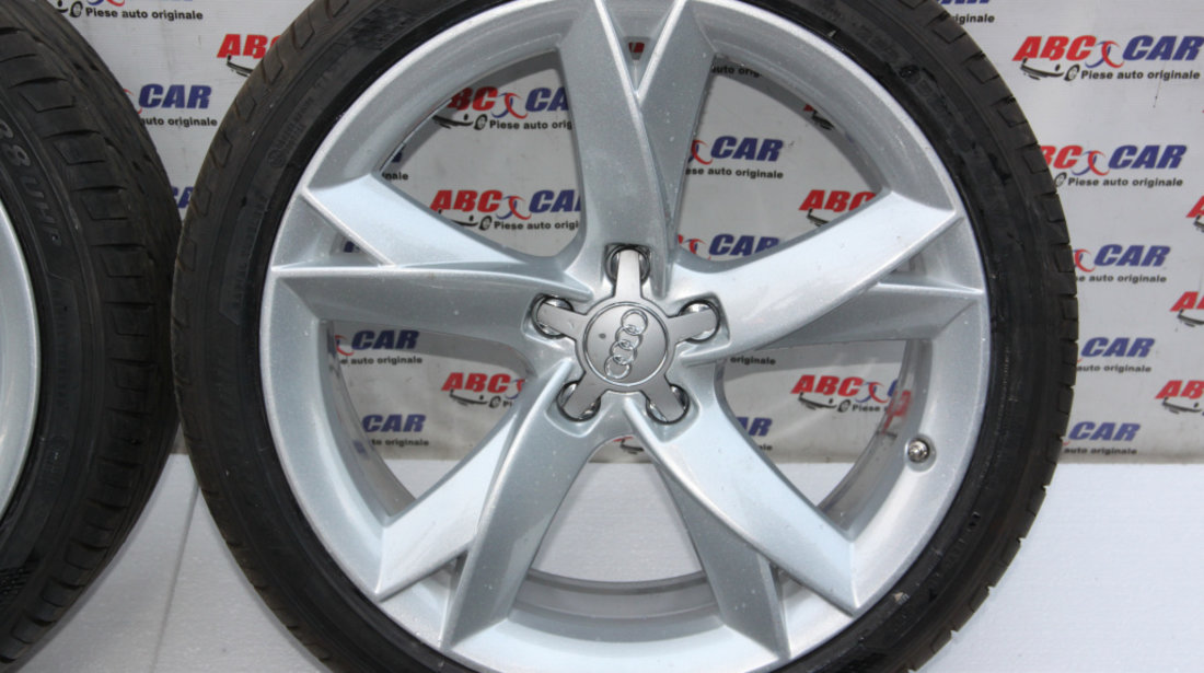 Set jante aliaj cu anvelope 225/35/R19 5x112 ET 32 8.5JX19H2 Audi A5 8T cod: 8T0601025F 2008-2016