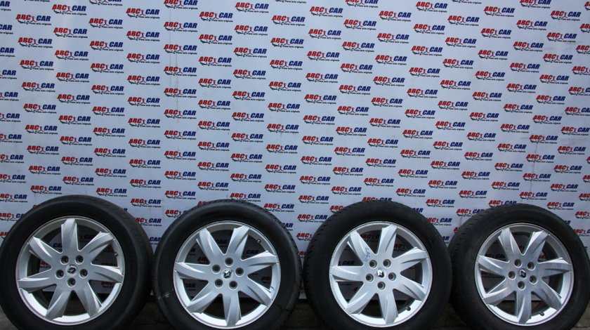 Set jante aliaj cu anvelope 225 / 55 / R17 7JX17 5X108 Renault Laguna 2 model 2004