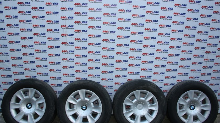Set jante aliaj cu anvelope 225 / 60 / R15 7JX15H2 ET 20 5X120 cod: 6751763-13 BMW Seria 5 E39 model 2000