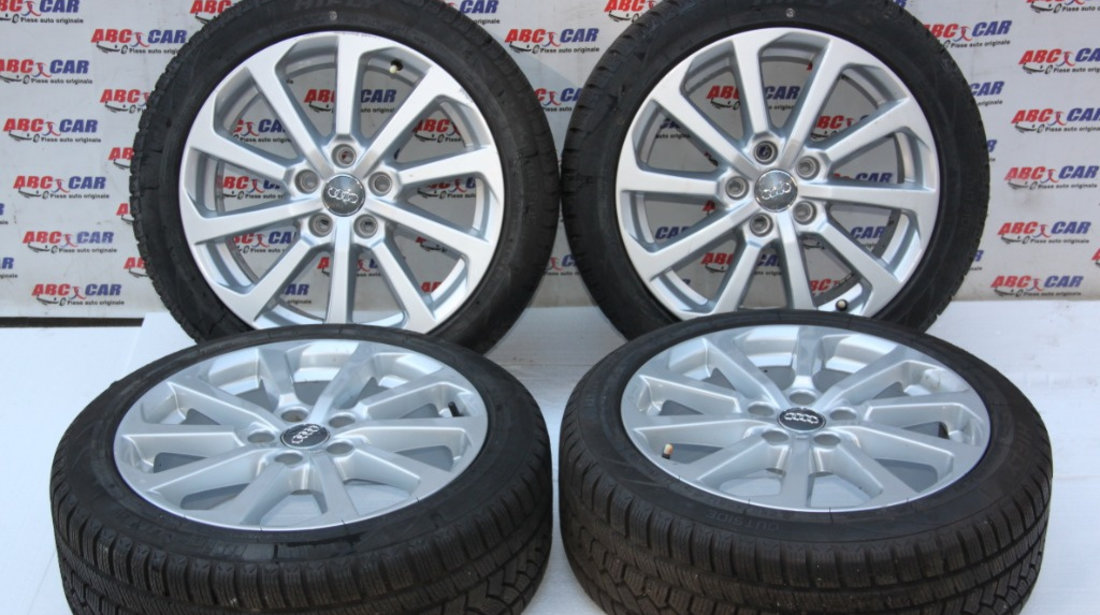 Set jante aliaj cu anvelope de iarna 225/45/R17 5X112 7.5JX17H2 Audi A3 8V cod: 8V0601025DM 2012-2020