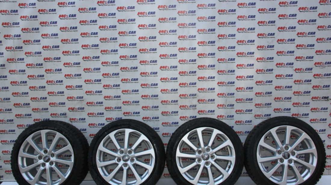 Set jante aliaj cu anvelope de iarna 225/45/R17 5X112 7.5JX17H2 Audi A3 8V cod: 8V0601025DM 2012-2020