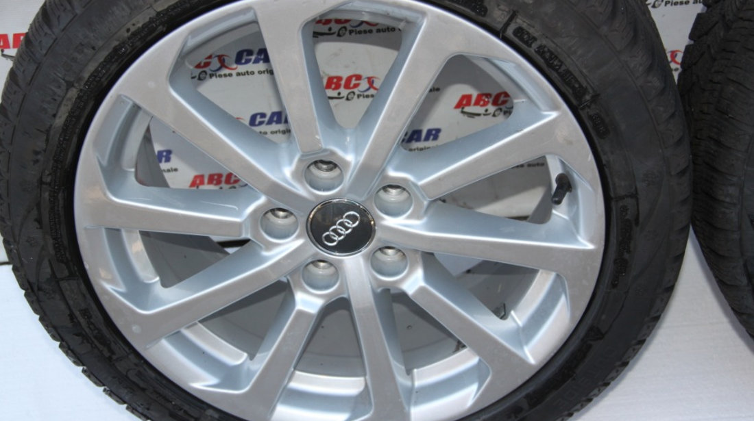 Set jante aliaj cu anvelope de iarna 225/45/R17 5X112 7.5JX17H2 Audi A3 8V cod: 8V0601025DM 2012-2020