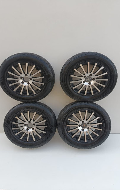 Set jante aliaj cu anvelope m+s, 215/60 R16 / 99H / 16 Inch, 5 X 112 / 7Jx16H2 Mercedes-Benz C-Class...