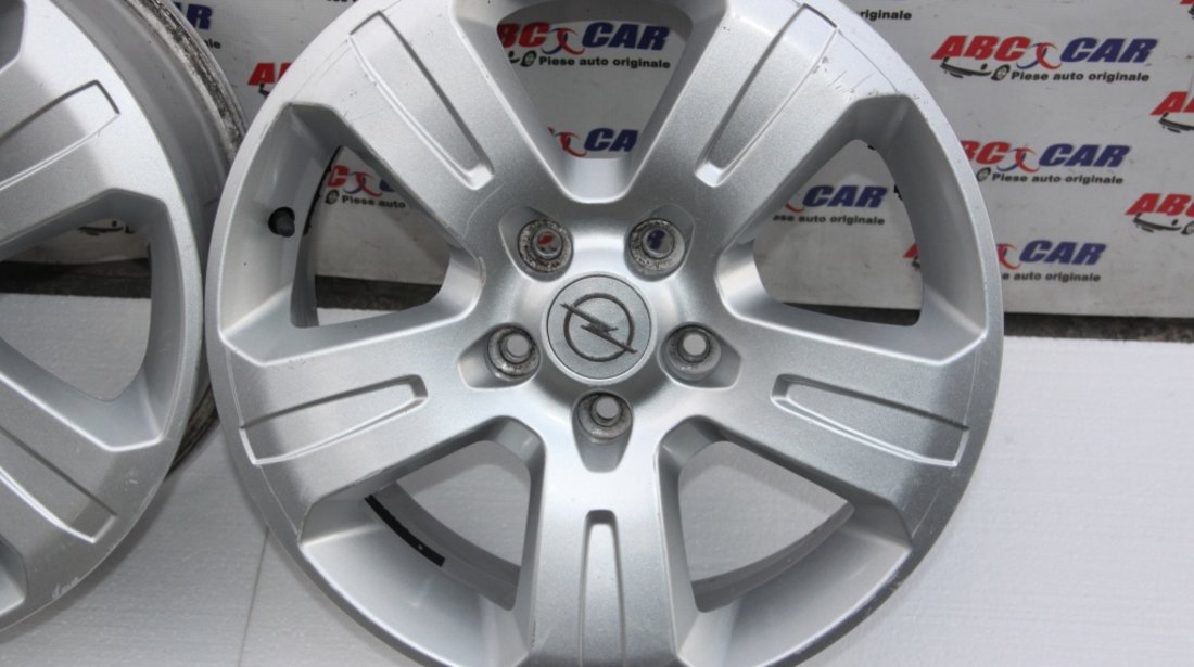 Set jante aliaj cu anvelope Opel Astra H R17 ET 46 17X7J 5X110 model 2007