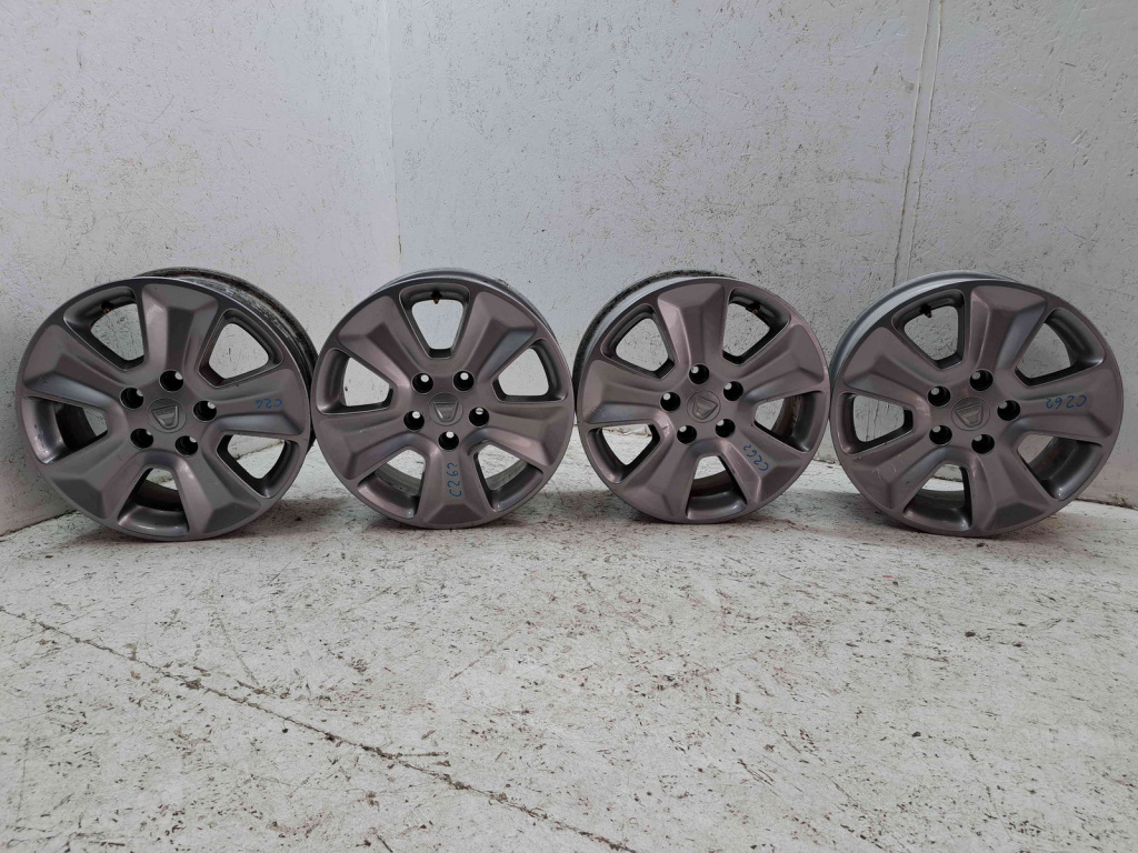 Set jante aliaj Dacia Duster (PH2, H79) [Fabr 2013-2017] 5X114 / R16 / 6,5J / ET50