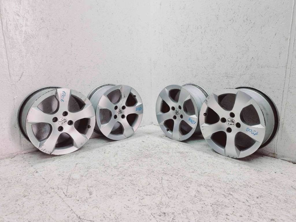 Set jante aliaj Peugeot 3008 [Fabr 2009-2016] 4X108 R17 7.5J ET29