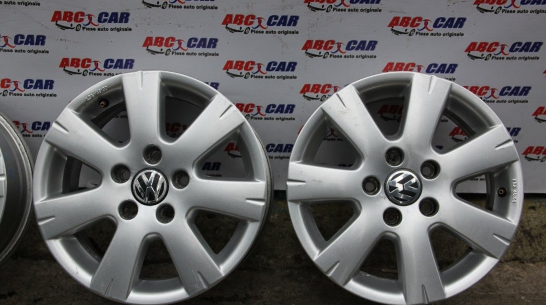 Set jante aliaj R15 5X112 ET 50 VW Golf 5 cod: 2K1071495 model 2007