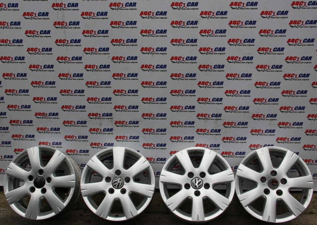 Set jante aliaj R15 5X112 ET 50 VW Touran 1T cod: 2K1071495 model 2007