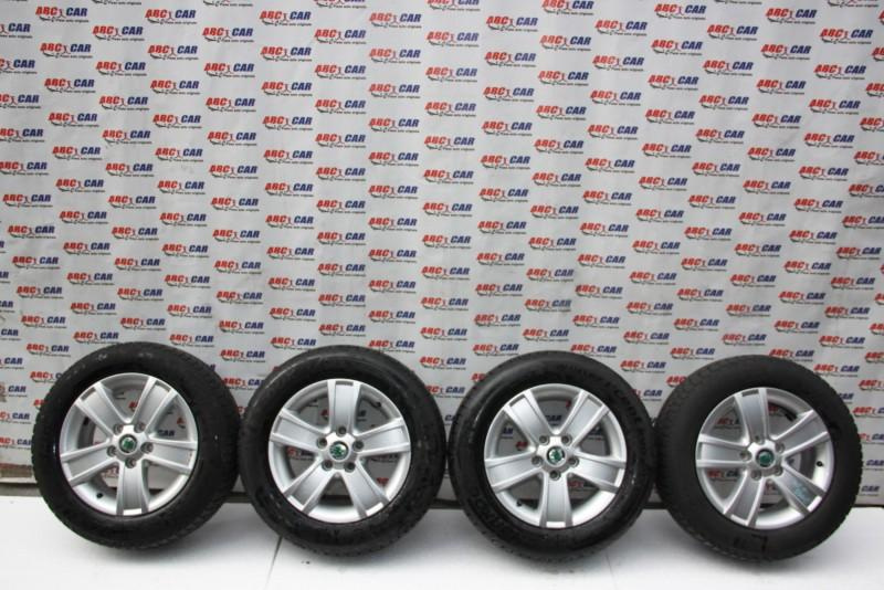 Set jante aliaj R15 Skoda Octavia 2 2004-2008 1Z0601025S