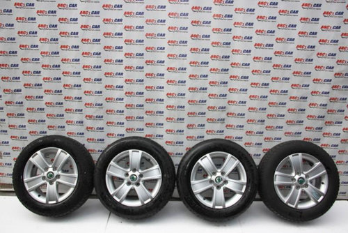 Set jante aliaj R15 Skoda Octavia 2 2004-2008 1Z0601025S