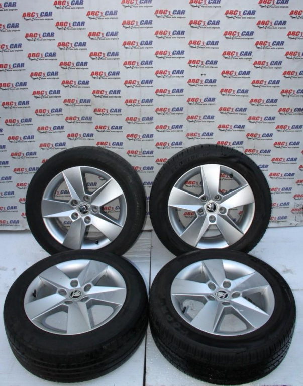 Set jante aliaj R16 Skoda Octavia 3 2013-2017 5E0601025H