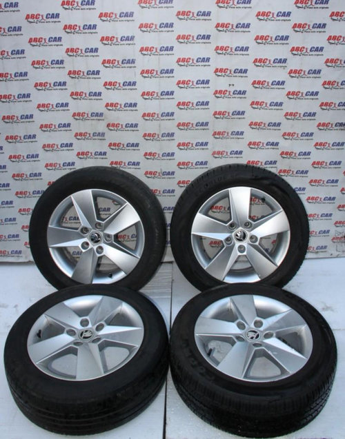 Set jante aliaj R16 Skoda Octavia 3 2013-2017 5E0601025H