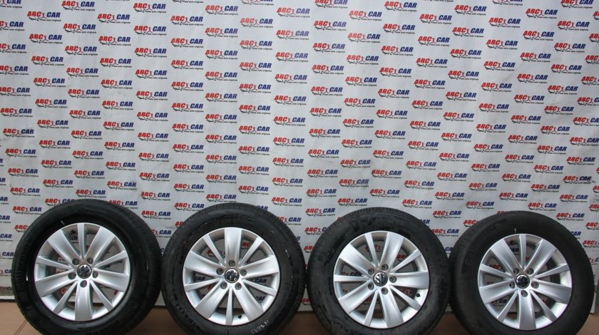 Set jante aliaj R16 VW Sharan 7N 6.5JX16H2 ET33 5X112 cod: 7N0601025K model 2014