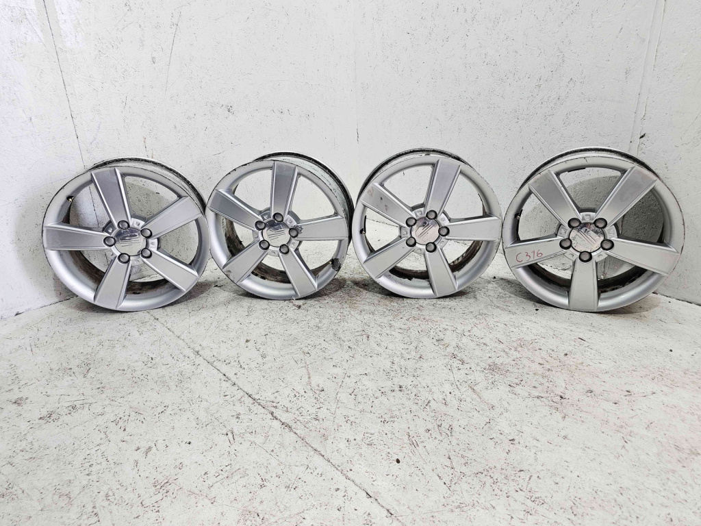 Set jante aliaj Seat Leon (1P1) [Fabr 2005-2011] Facelift 5x112 R17 7J 54ET / 1P0601025C