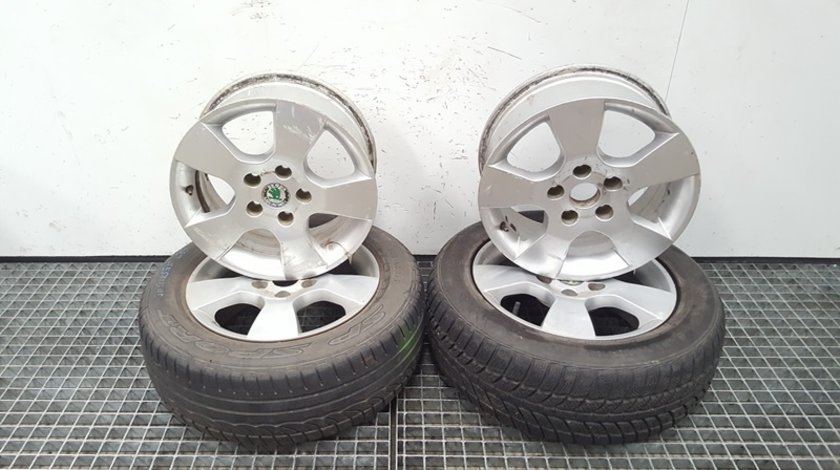 Set jante aliaj, Skoda Octavia 2 Combi (1Z5) 1Z0601025 din dezmembrari