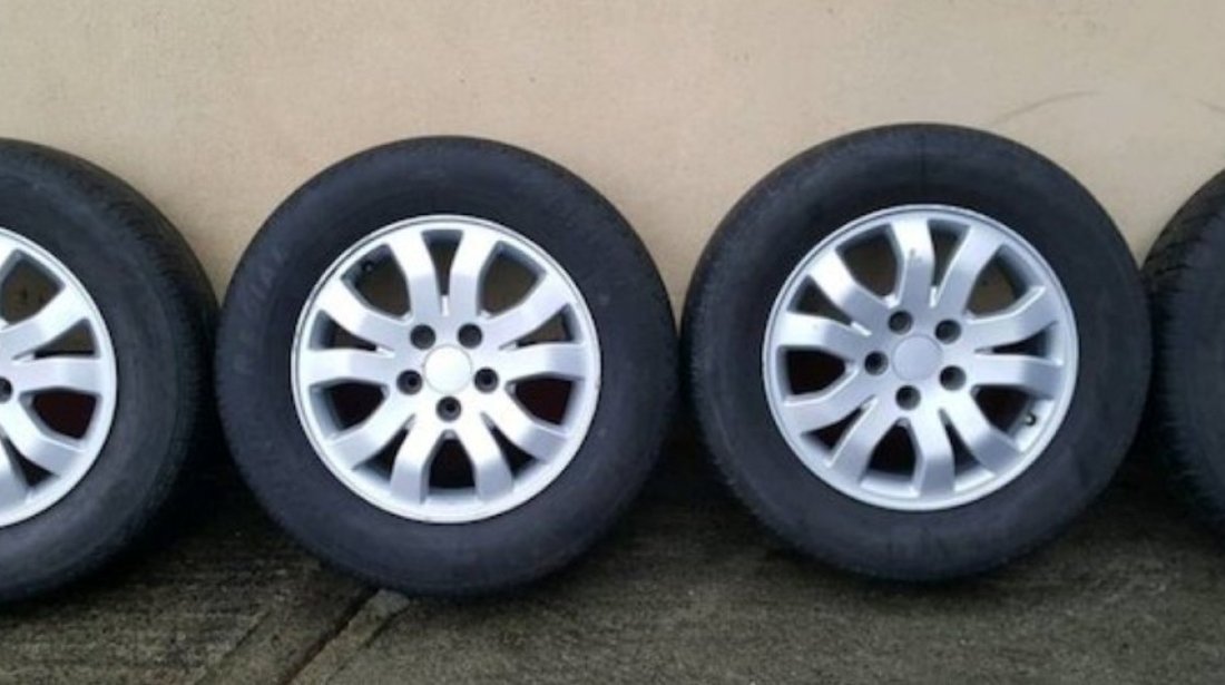 Set jante aluminiu aliaj 16" Honda 5x114.3,ET 40,gaura centrala 64.1,se vand si la bucata,pret set 4