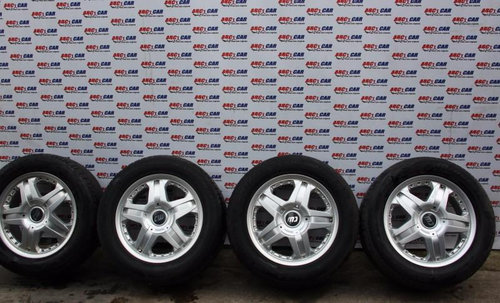 Set jante aluminiu BORBET cu anvelope de vara 255/55 R18 Volkswagen Touareg 2002-2006