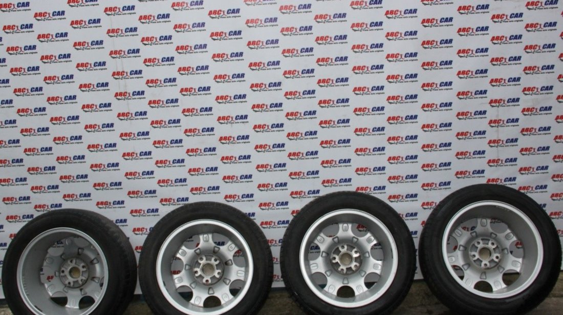 Set jante cu anvelope 205 / 55 / R16 7JX16H2 5X112 cod: 8E0601025F Audi A4 B6 8E model 2004