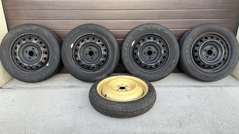 Set jante cu anvelope Toyota Yaris 2008 15 Toli