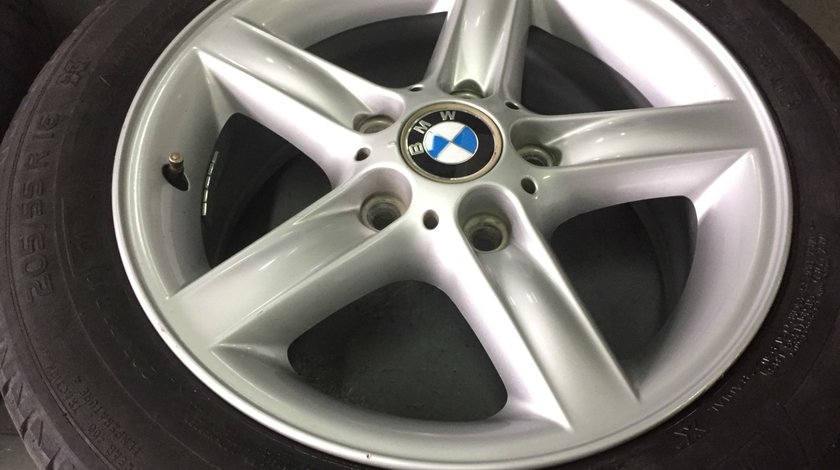 Set jante R16 Originale BMW Seria 1;2;3 cu anvelope 205/55R16 Michelin