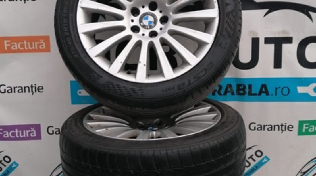 Set jante R19 in 2 latimi 274/40R19 si 245/45R19 BMW F01, F02 2009-2015 cu anvelope de vara DOT 2019 - 2000 ro