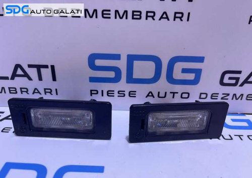 Set Lampa Lampi Iluminare Lumina Numar Inmatriculare Audi A1 2011 - 2014 Cod 8T0943021[S0367]