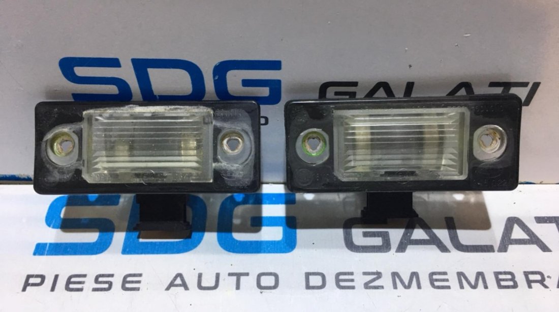 Set Lampa / Lampi Iluminare Numar Inmatriculare Skoda Fabia 1 2001 - 2007 Cod Piesa : 6Y0 943 021 / 6Y0943021