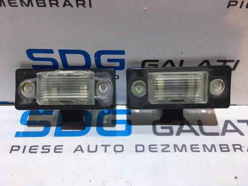 Set Lampa / Lampi Iluminare Numar Inmatriculare Skoda Fabia 1 2001 - 2007 Cod Piesa : 6Y0 943 021 / ...