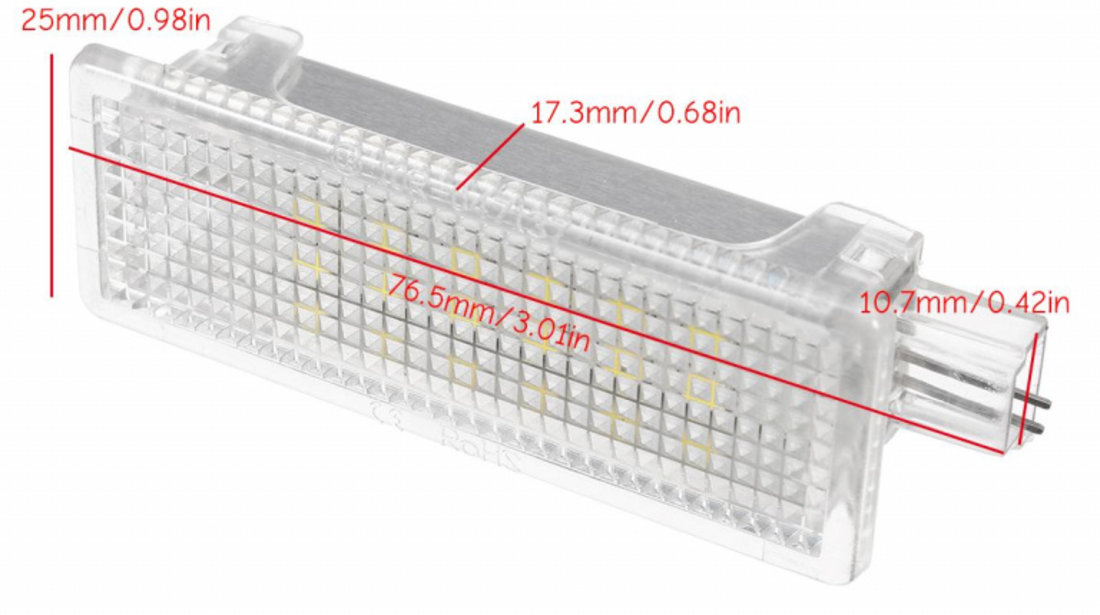 Set Lampi Led Portiere Si Interior Bmw Lumina Alba BTLL-007 964697