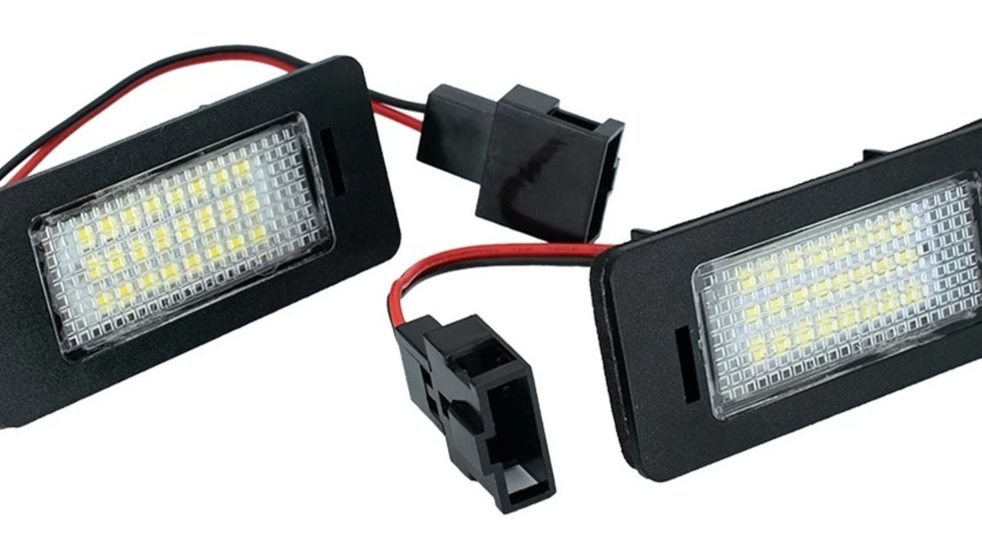 Set Lampi Numar Inmatriculare Led Audi A1 2011→ BTLL-112