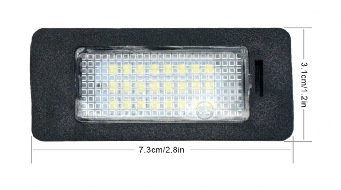 Set Lampi Numar Inmatriculare Led Audi A1 2011→ BTLL-112