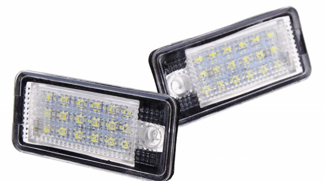 Set Lampi Numar Inmatriculare Led Audi A101-7301