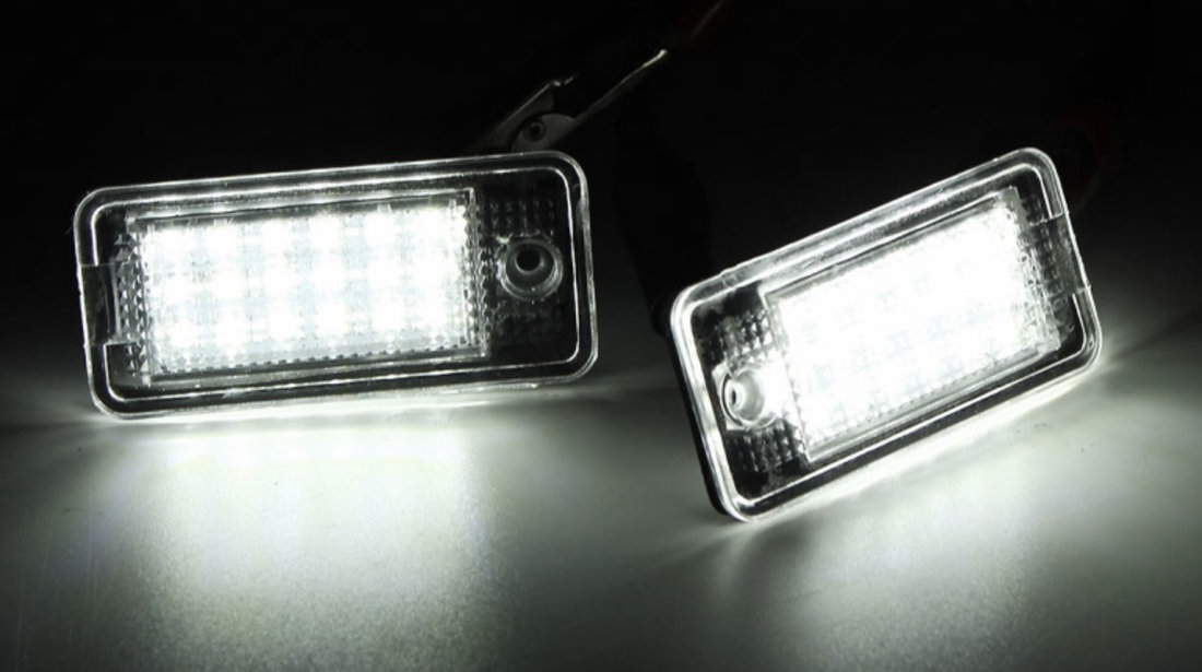 Set Lampi Numar Inmatriculare Led Audi A101-7301