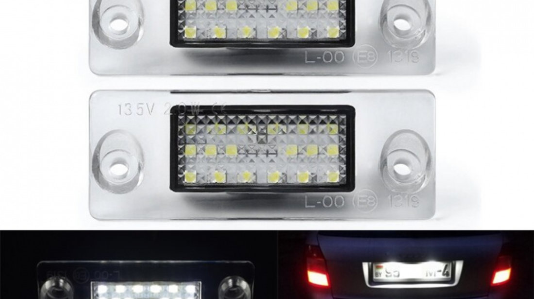 Set Lampi Numar Inmatriculare Led Audi A3 1997-2003 BTLL-114