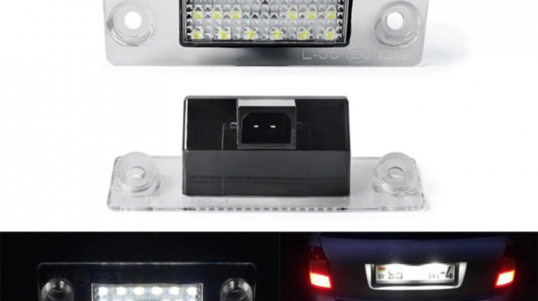 Set Lampi Numar Inmatriculare Led Audi A3 1997-2003 BTLL-114