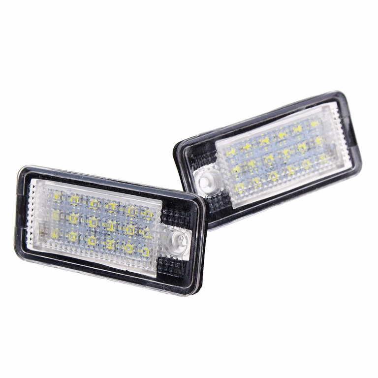 Set Lampi Numar Inmatriculare Led Audi A4 B7 2004-2008 LED SLS A