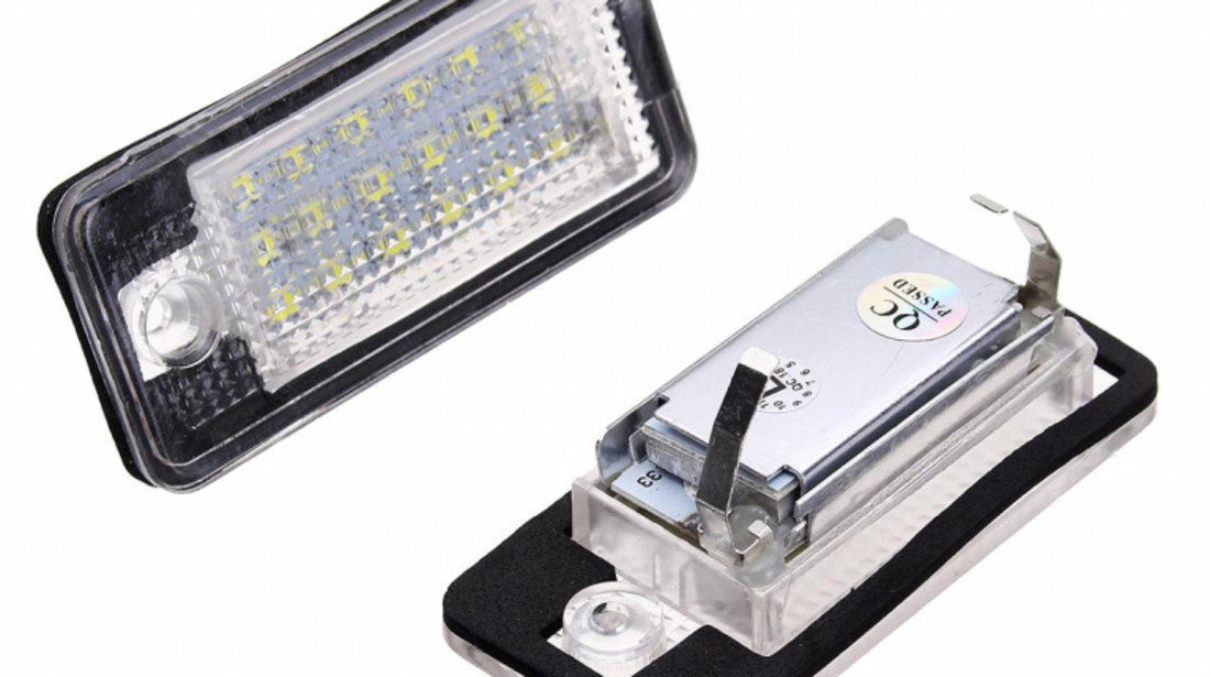 Set Lampi Numar Inmatriculare Led Audi A4 B7 2004-2008 LED SLS A