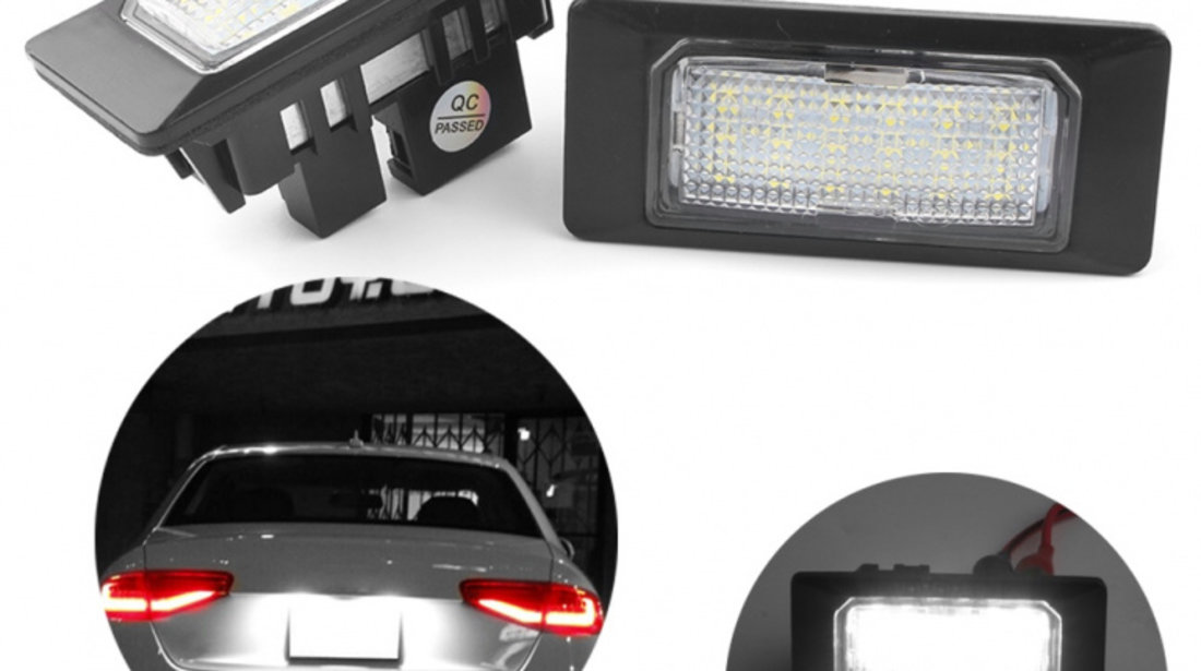 Set Lampi Numar Inmatriculare Led Audi A6 C7 2011→ A102-7305