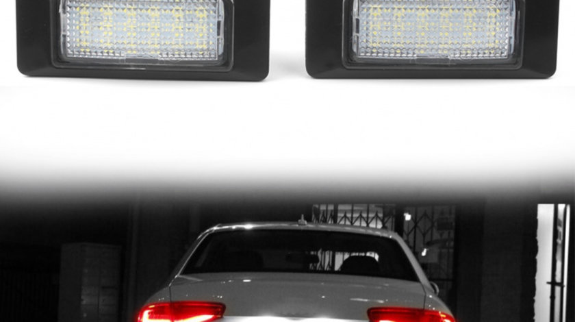 Set Lampi Numar Inmatriculare Led Audi TT 2007→ A102-7305