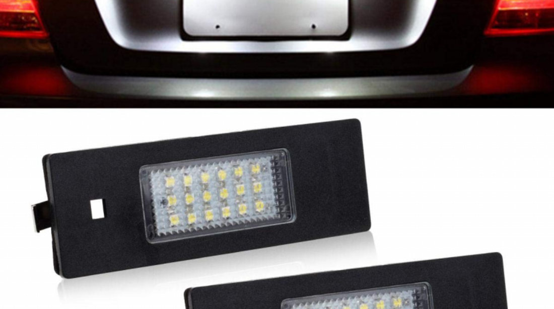 Set Lampi Numar Inmatriculare Led Bmw Seria 1 E81 2006-2012 B105-047