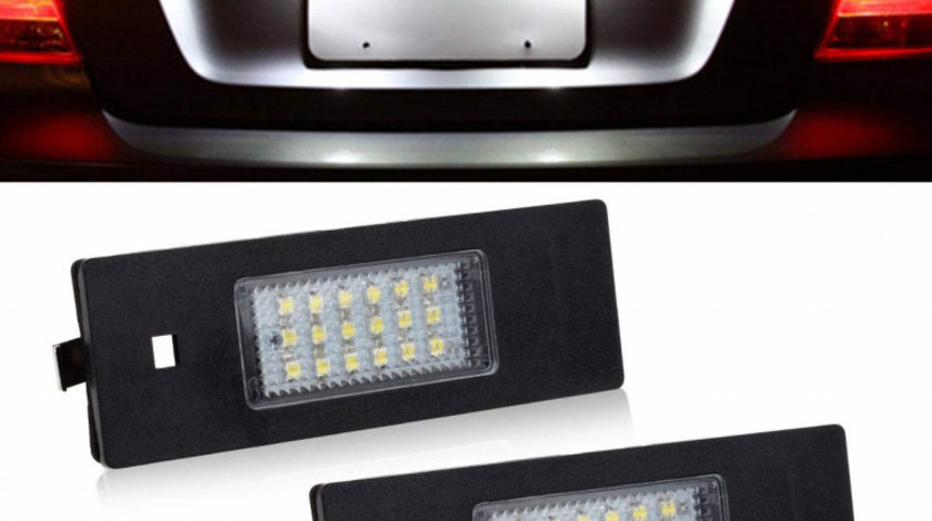 Set Lampi Numar Inmatriculare Led Bmw Seria 1 E81 2006-2012 B105-047